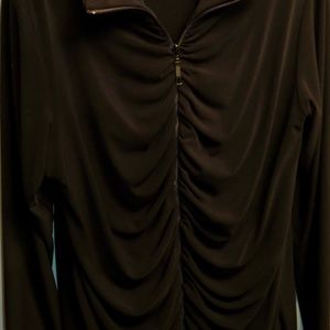 Simpli  of Canada Zip Up  Draped Jacket. Size 14.